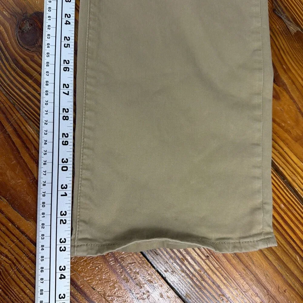 34 Heritage Pants Mens 35x34 Tan Charisma Comfort Rise Twill Super Stretch